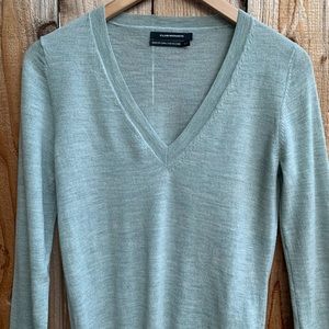 Club Monaco Lightweight V-Neck Merino Wool Sweater